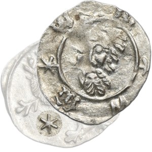 Silesia, Duchy of Breslau, Sigismund of Luxembourg, Albrecht or Ladislaus Posthumus, Heller Breslau undated - star