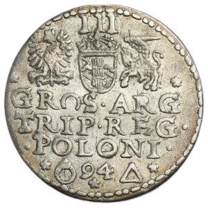 Sigismund III Vasa, 3 Groschen Marienburg 1594
