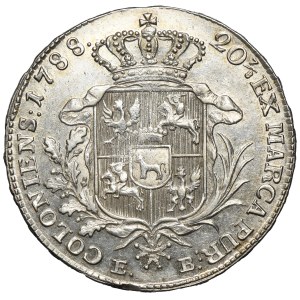 Poniatowski, 1/2 Thaler Warsaw 1788 EB