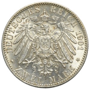Germany, Kingdom of Prussia, Wilhelm II, 2 Mark Berlin 1901