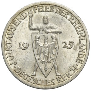 Germany, Weimar Republic, 3 Mark Berlin 1925 A