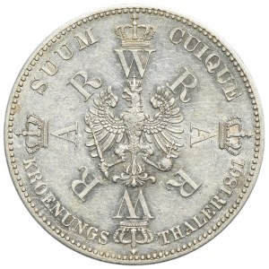 Germany, Kingdom of Prussia, Wilhelm I, Crown Thaler Berlin 1861