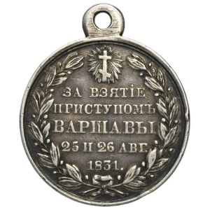 Russia, Nicholas I, Medal for the Capture of Warsaw 1831