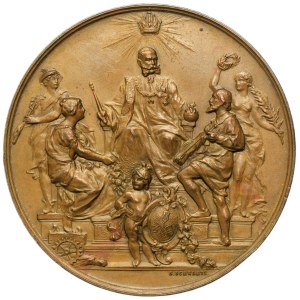 Austria, Franz Joseph I, Medal Jubilee Exhibition of Crafts in Wien 1888