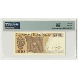 500 złotych 1974 - AB - PMG 64 - BARDZO RZADKIE