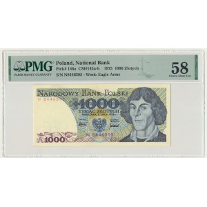 1.000 złotych 1975 - N - PMG 58