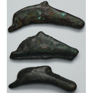 Set, Griechenland, Olbia, Delfine (3 Stück)