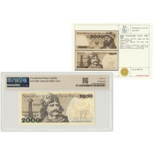 2.000 złotych 1979 - BB - PMG 55 EPQ - Kolekcja Lucow