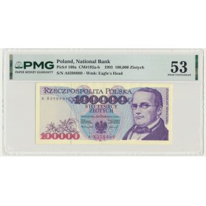 100 000 zlotys 1993 - A - PMG 53 - première série