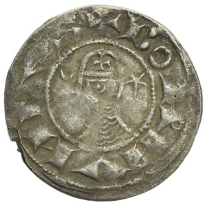 Crusaders, Antioch, Bohemund III, Denarius helmet type