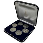 Set, Russia, USSR, 1 Rouble 1978-1980 (6 pcs.)