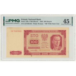100 Złoty 1948 – CD – PMG 45