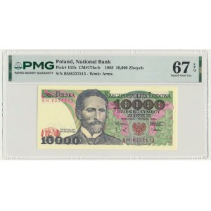 10,000 zlotys 1988 - BM - PMG 67 EPQ