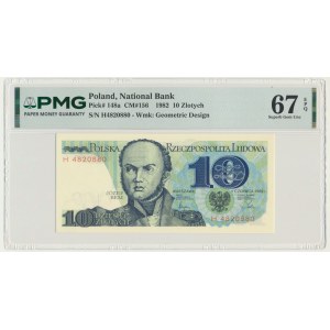 10 Złoty 1982 – H – PMG 67 EPQ