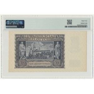 20 złotych 1940 - K - PMG 64