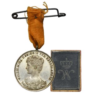 Netherlands, Medal Commemorating the Inauguration of Queen Wilhelmina, 1898