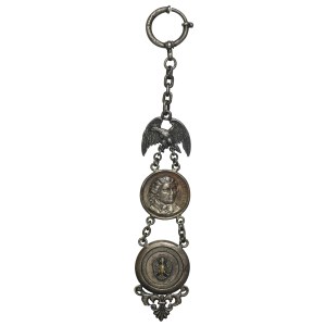 Pocket Watch Chain Featuring Tadeusz Kościuszko