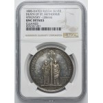 Poland Under Russian Rule, Medal Commemorating the 1,000th Anniversary of the Death of St. Methodius Warsaw 1885 - Franciszek Witkowski - NGC UNC DETAILS