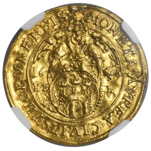 John II Casimir, Ducat Thorn 1659 HDL - NGC AU DETAILS