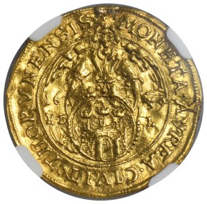 John II Casimir, Ducat Thorn 1659 HDL - NGC AU DETAILS