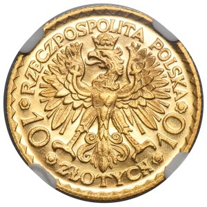 10 zloty 1925 Chrobry - NGC MS64