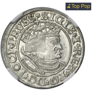 Sigismund I the Old, Groschen Thorn 1532 - PRVSS/PRVSS - NGC MS64