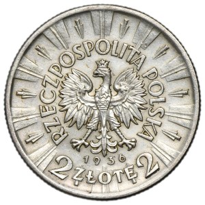Piłsudski, 2 złote 1936 - RZADKIE