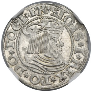 Sigismund I the Old, Groschen Danzig 1532 - PR - NGC MS62