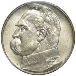 Piłsudski, 10 złotych 1935 - PCGS MS63