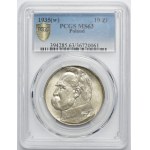 Piłsudski, 10 Złoty 1935 – PCGS MS63
