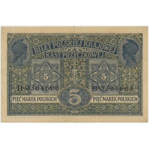 5 marek 1916 - Generał - biletów - B -
