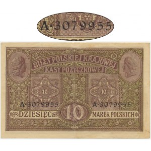 10 marek 1916 - Generał - biletów - BERLIN III - RZADKI