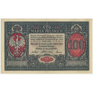 100 marek 1916 - Jenerał - 6 cyfr - PIĘKNY