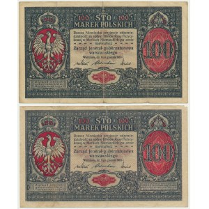 100 marek 1916 - Jenerał - 6 cyfr (2 szt.)