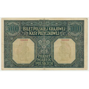 500 marek 1919 - Dyrekcja - ŁADNY i NATURALNY