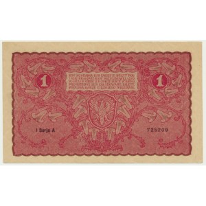 1 marka 1919 - I Serja A - rzadka i ceniona seria