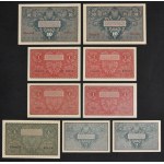 Zestaw, 1/2-5.000 marek 1919-20 (23 szt.)
