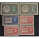 Zestaw, 1/2-5.000 marek 1919-20 (23 szt.)