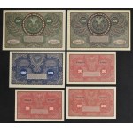 Zestaw, 1/2-5.000 marek 1919-20 (23 szt.)