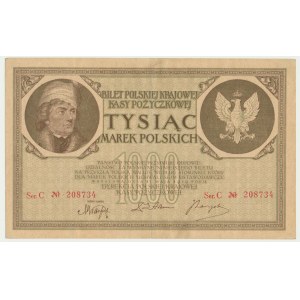 1.000 marek 1919 - 2x Ser.C -