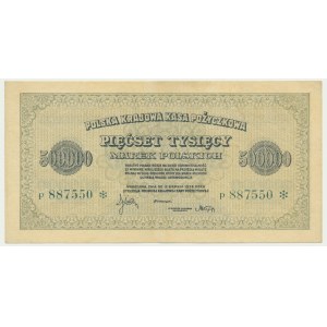 500.000 marek 1923 - P - 6 cyfr z ❊ - RZADKI