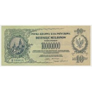 10 millions de marks 1923 - BE -