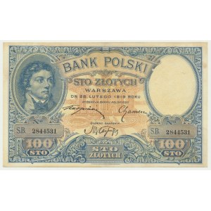 100 zloty 1919 - S.B -