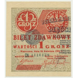 1 penny 1924 - CN - moitié gauche -