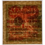 1 grosz 1924 - CP ❉ - lewa połowa -