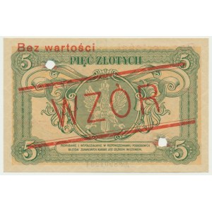 5 złotych 1925 - WZÓR - A -