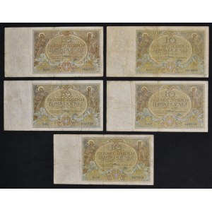 10 złotych 1926 (5 szt.)