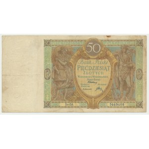 50 złotych 1929 - Ser.B.A. -