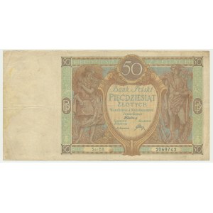 50 zloty 1929 - Ser.B.X. -