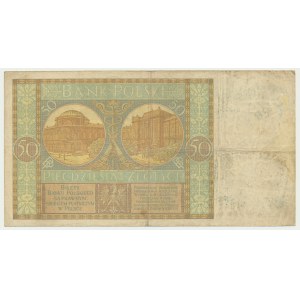 50 zloty 1929 - Ser.B.X. -